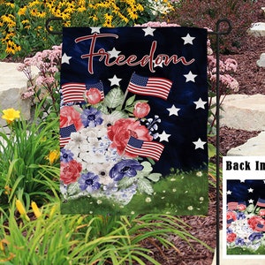 DIGITAL FILE Freedom Flag with and without words    Digital Designs for Sublimation