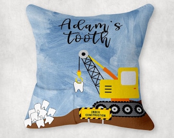 DIGITAL FILE Construction Tooth Pillow  Digital Design for Sublimation