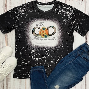 DIGITAL FILE With God all Things Are Possible Digital Design for Sublimation