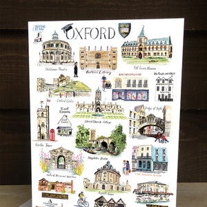 Oxford Sites A6 wenskaart
