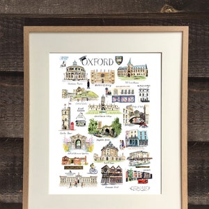 Oxford Sites A4 Print