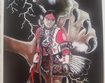 SHKANZHI" Native AmericanWarrior