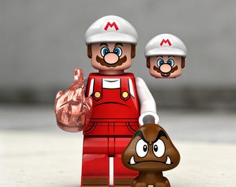 6PCS Mario Minifigures Toys Action figures Building Toys