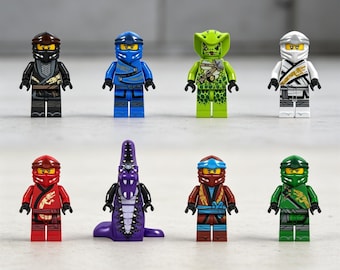 8PCS Ninjago Minifigures Toys Action figures Building Toys