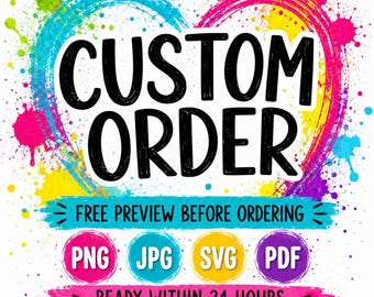 Custom Design PNG, Personalized Logo Mascot Sublimation, Custom Artwork Png, Jpg, Svg, Pdf, Professional Create Your Own Design