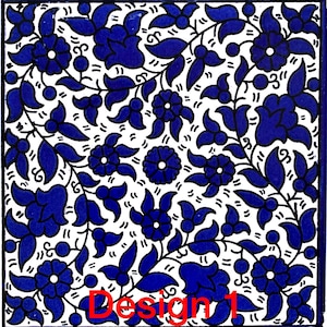4x Ceramic tiles 15cm by 15cm
