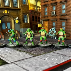 Set di espansione delle Tartarughe Ninja per Marvel Crisis Protocol