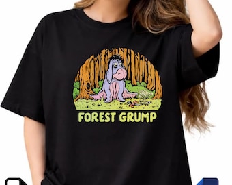 Forest Grump Donkey PNG SVG | Sad Cartoon Animal Design | Funny Retro Sublimation File | Digital Download