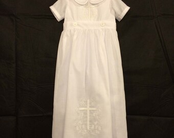 Heirloom Embroidered Boys Christening Outfit