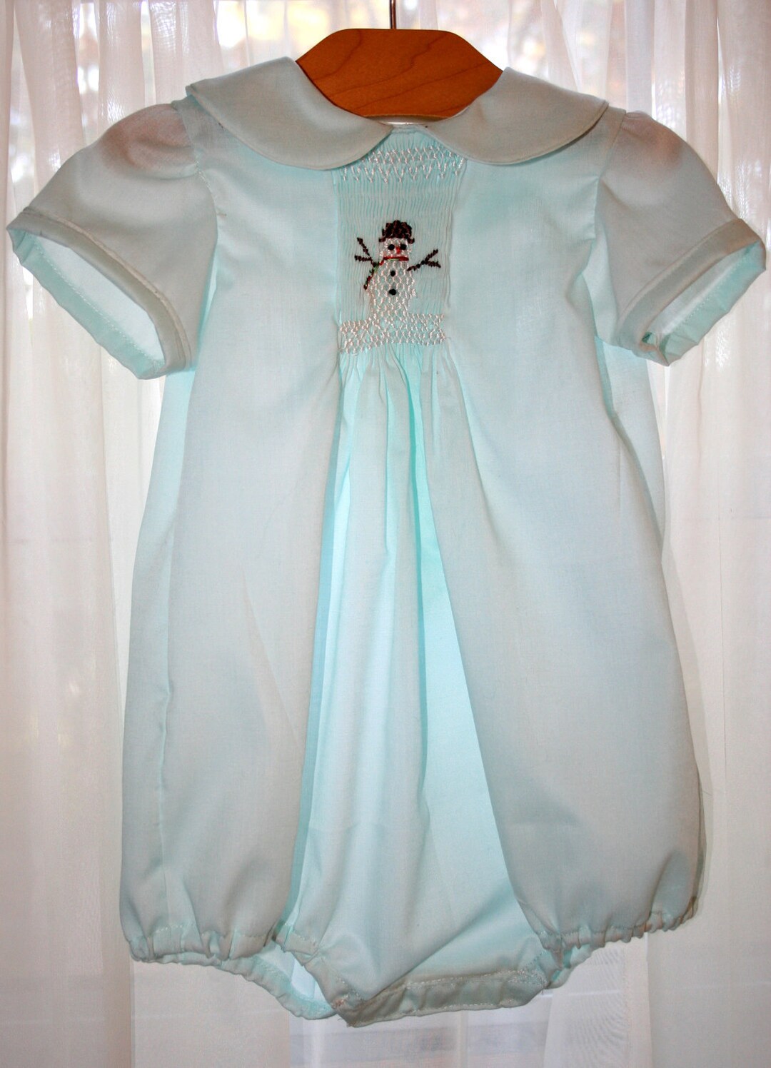 Handsmocked Bubble Romper Etsy