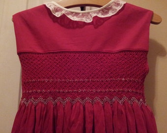 Heirloom Hand Smocked Special Occasion Dress