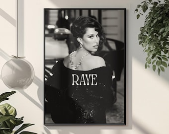 Raye Escapism Poster | Timeless Wall Art | Where Is My Husband Wall Mount Print | Gift For Music Lover |