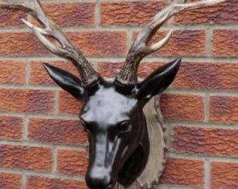 Stag Head Wall Decor Garden or Home