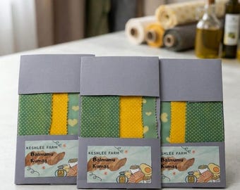 handmade beeswax wraps natural keep it fresh ,naturally