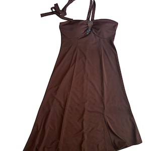 dovetail halter dress Light Taupe Halter Dress main image 0
