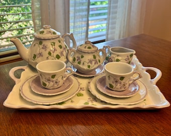 Service floral « thé pour deux » pour enfants