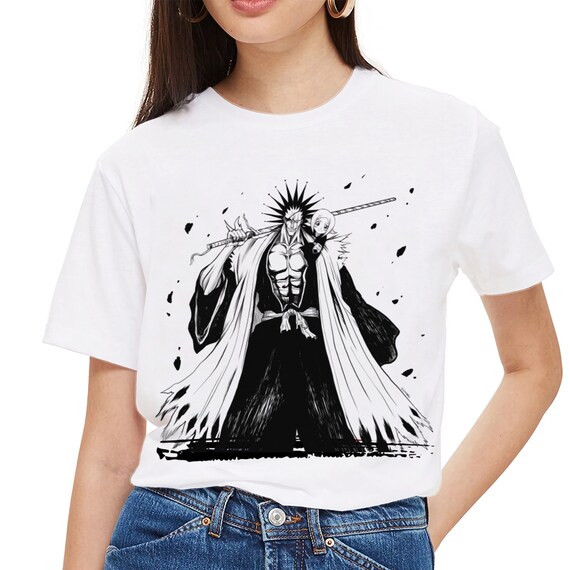 Kenpachi Zaraki Shirt Kenpachi Bleach Anime Gift Manga Etsy