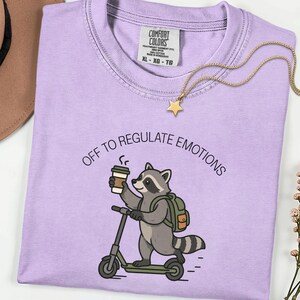 Shirt leraar, shirt geestelijke gezondheid, cadeau therapeut, Comfort Colors® Summer Vibes-T-shirt, shirt Comfort Colors® Off To Regulate Emotions