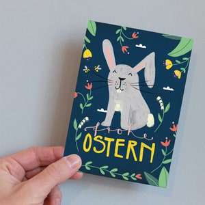 Cartolina "Buona Pasqua" I Pasqua I Biglietto augurale I Carta riciclata