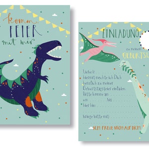 Tarjetas de invitación para cumpleaños infantiles, invitaciones de cumpleaños, dinosaurios, invitaciones de cumpleaños infantiles,