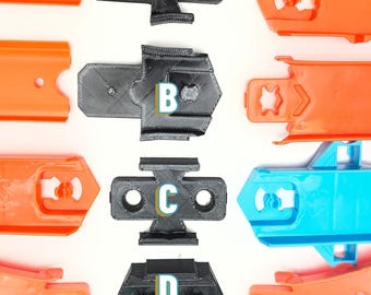 Adapters voor racebanen van gegoten modelauto's | Flexibele TPU 3D-printbestanden (digitale download)
