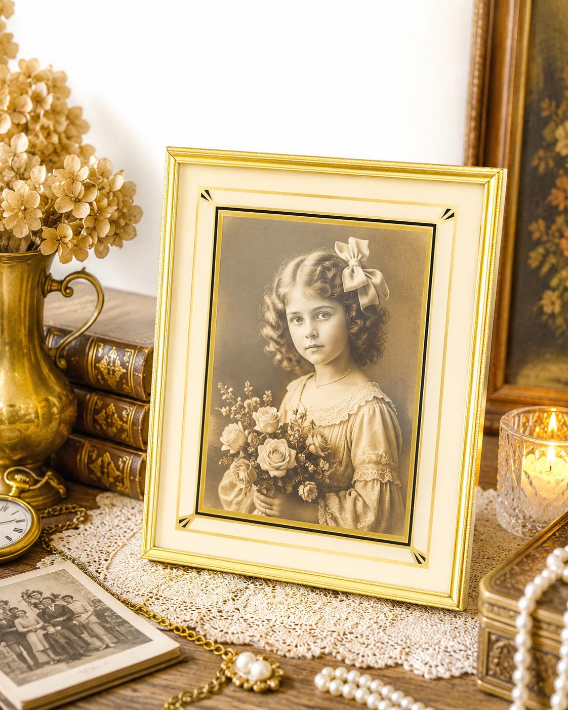 Art Deco Reverse Painted Frame - Etsy