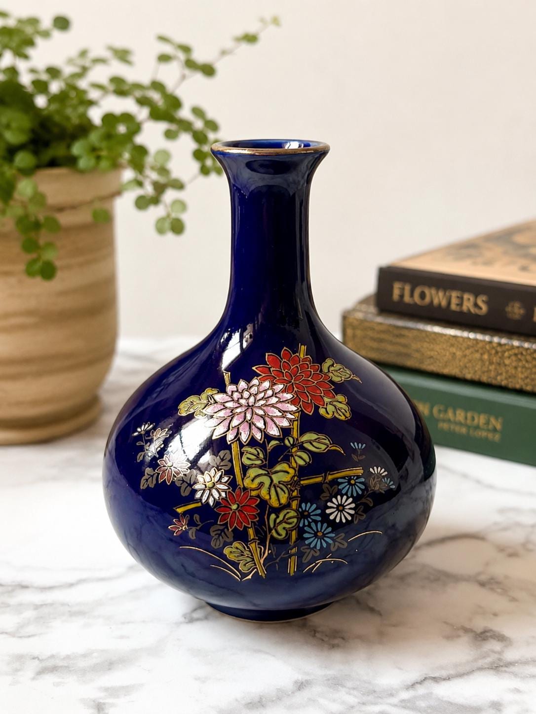 Kutani Blue Floral - Etsy