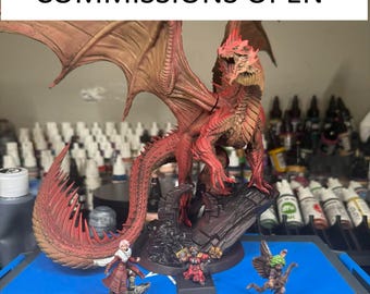 Servicio de pintura de miniaturas por encargo para D&D, Pathfinder y juegos de rol de mesa.