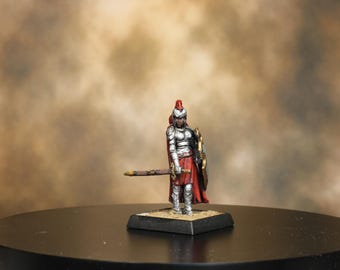 Figurine RPG de table Fantasy Fighter miniature D&D peinte à la main