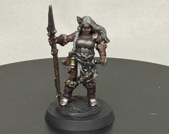 Hand Painted Human Female Valkyrie Miniature, RPG Character, D&D, Pathfinder Ready to Play