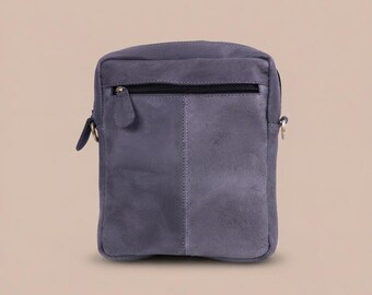 Women Crossbody handbag Handmade Purple Shoulder Purse Everyday Travel Bag