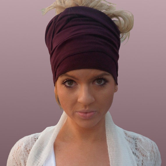 Plum Headwrap Cotton Scarf For Men Or Women Great For Etsy