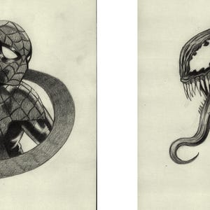 Taza de cerámica con diseño de Spiderman y Venom (325 ml) imagen 4