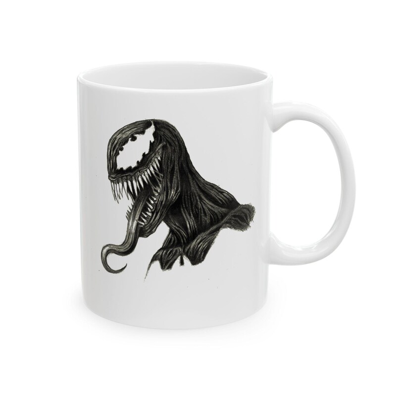 Taza de cerámica con diseño de Spiderman y Venom (325 ml) imagen 3