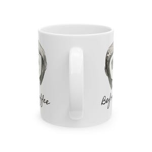 Coraline Ceramic Mug, 2 sided (11oz) Before Coffee - After Coffee - Original art! image 6