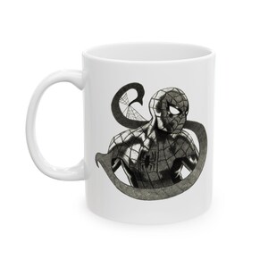 Taza de cerámica con diseño de Spiderman y Venom (325 ml) imagen 2