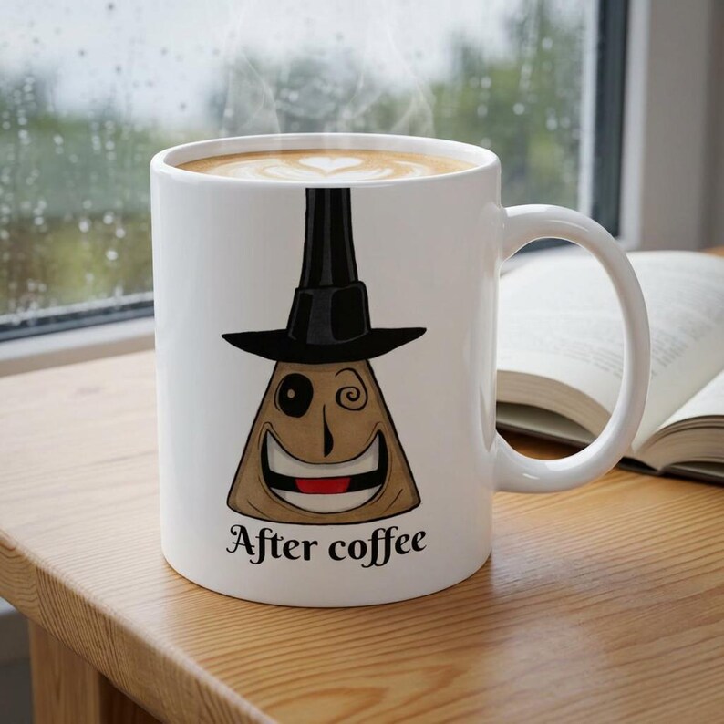 Mug Mr. Mayor en céramique, oeuvre d'art originale (11 oz) 2 faces ! image 3