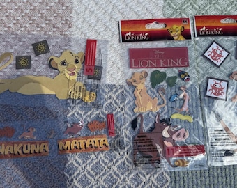 Vintage/Autocollants Le Roi Lion de l'an 2000