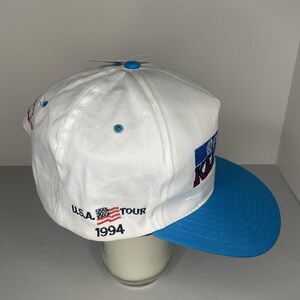 Vintage des années 90 NHRA Racing Pioneer Keystone Reading PA Snapback NWT image 3