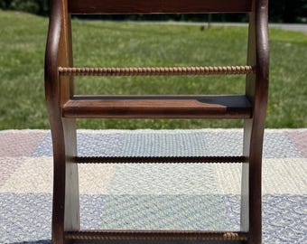Petit présentoir à épices en bois vintage Cottage Core