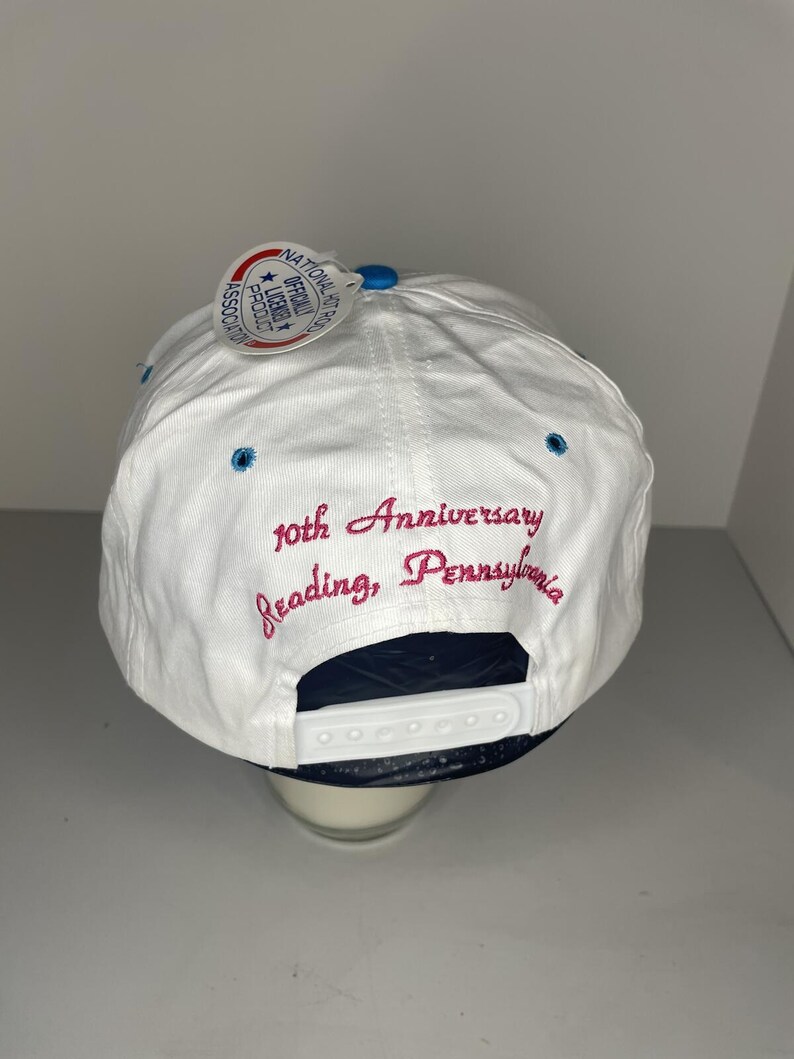 Vintage des années 90 NHRA Racing Pioneer Keystone Reading PA Snapback NWT image 2