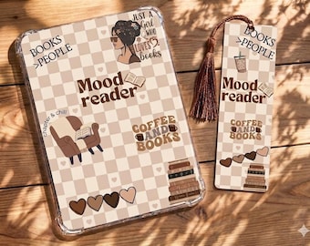 Book Obsessed E-Reader Insert+ Matching Bookmark + Sticker Sheet (PRECUT) Add Ons