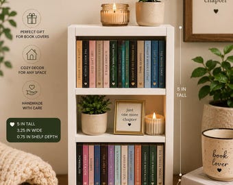 Handmade Mini Bookshelf | (New Shop Special 17.99, normally 24.99)