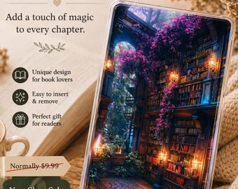 Magical Library Kindle Insert | E-Reader Decor
