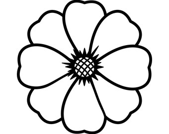 Magnolia SVG, Flor de magnolia SVG, Botánica SVG, Flor SVG, Imágenes prediseñadas de flor de magnolia, Primavera SVG, Verano SVG, Silueta, Descarga instantánea