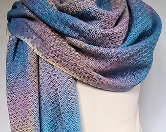 Handwoven oversized shawl/ Wrap, 67cm x 212cm