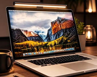 LED Monitor Light Bar: Eye-Care USB Screen Lamp for Laptop Desk (Minimalist Office)