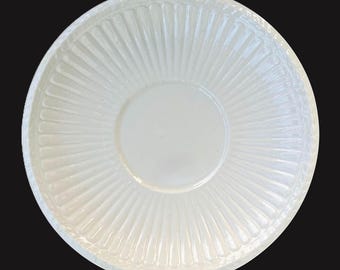 Wedgwood Ivory Edme 6-5/8" Saucer for Oversized Cup in Excellent Very Lightly-Used Condition