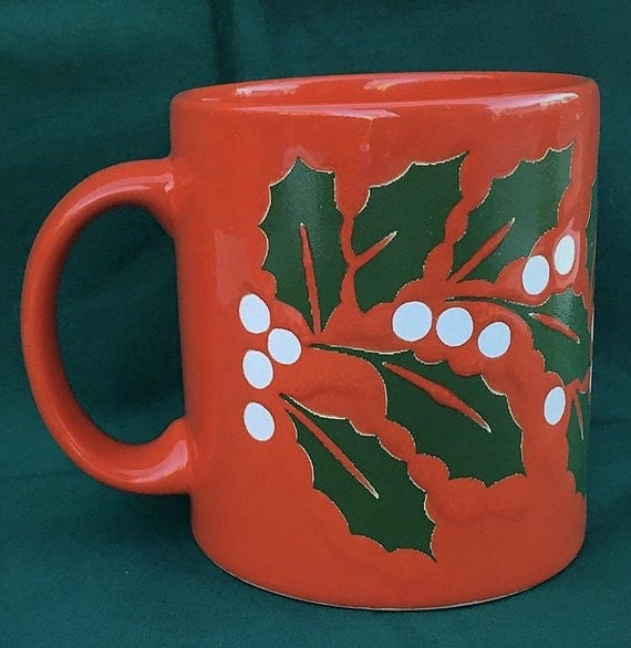 Red Christmas Tree Mug - Waechtersbach Christmas Collection