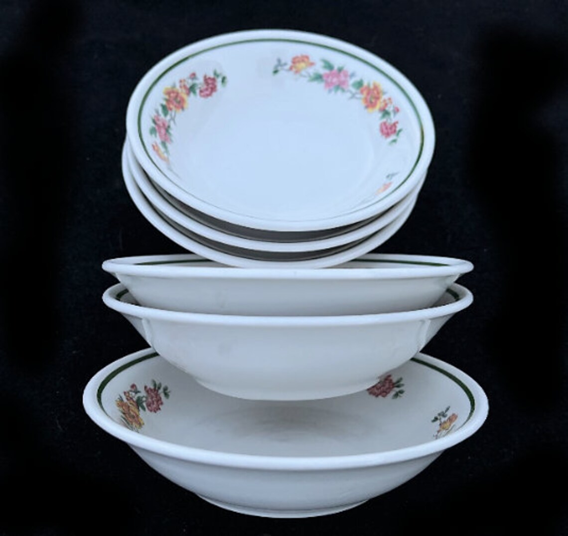 Set of 6 Mayer Diner Restaurant Hotel China T-50 